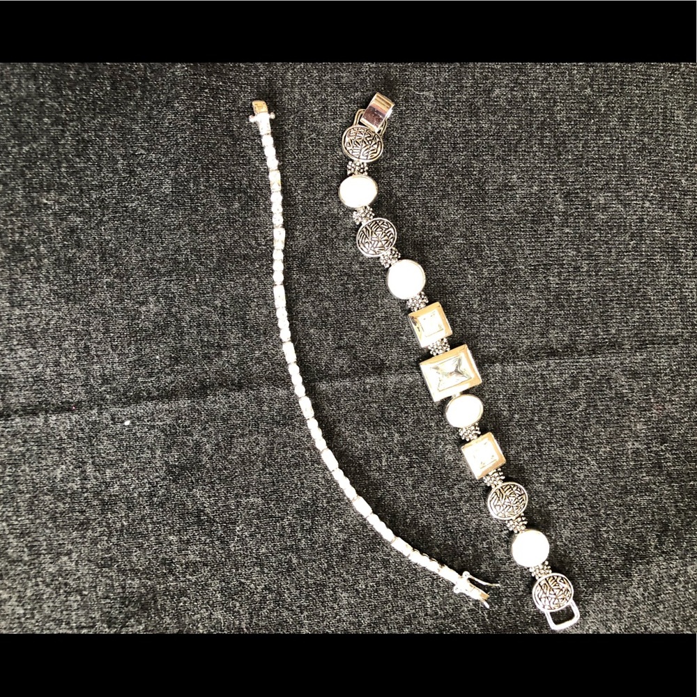 Stackable Silver Bracelets - image 2